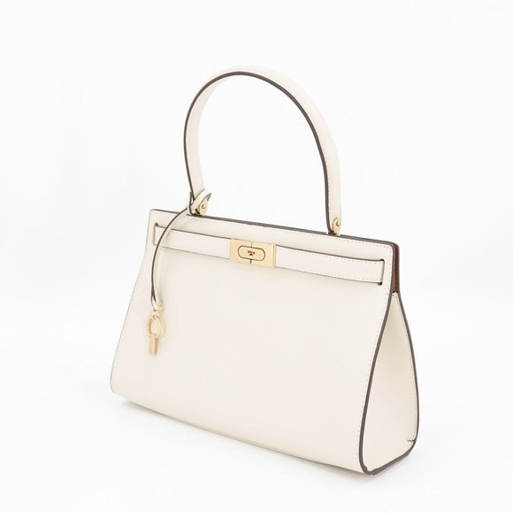 Tory Burch Handbags - Tory Burch Small Lee Radziwill Leather Double Bag New Cream